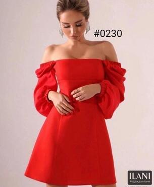 Платье 27240 Красный, Размеры: 42, Цвет: Красный